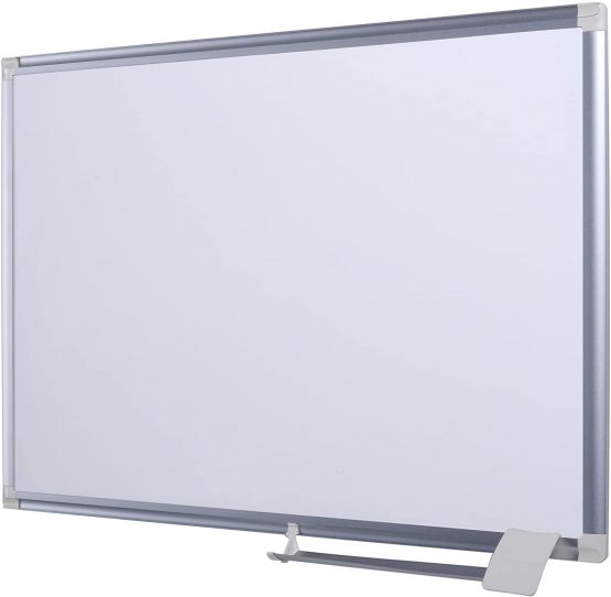 Bi-Office, Magnetic whiteboard, Dry Wipe Clean, Aluminium Framed Magnetic Notice Board, memo Board, Painted Steel Surface 60x45 cm cm - Image 3