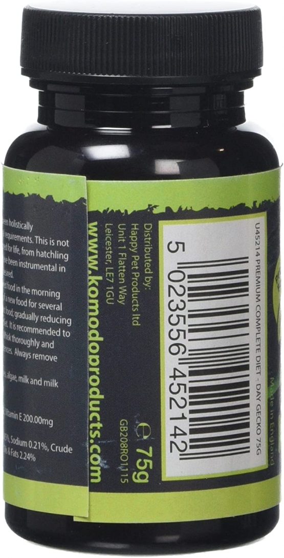 Komodo Premium Complete Diet for Day Geckos, 75 g - Image 3