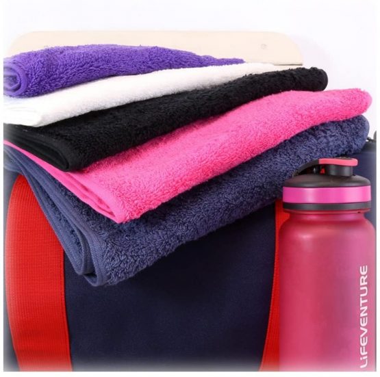 aztex 100% Cotton Deluxe Gym Towel, 30 x 90cm - Image 4