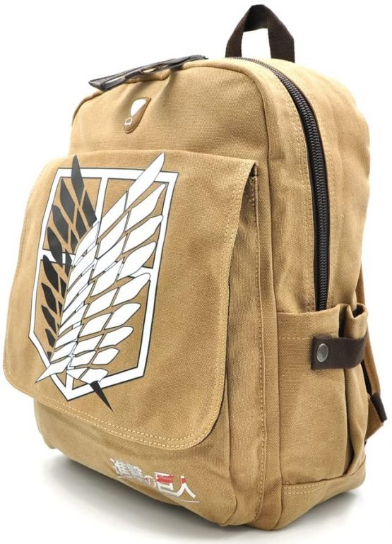 Coolchange Attack on Titan Canvas Backpack with Awareness TRUPP Coat of Arms - Image 2