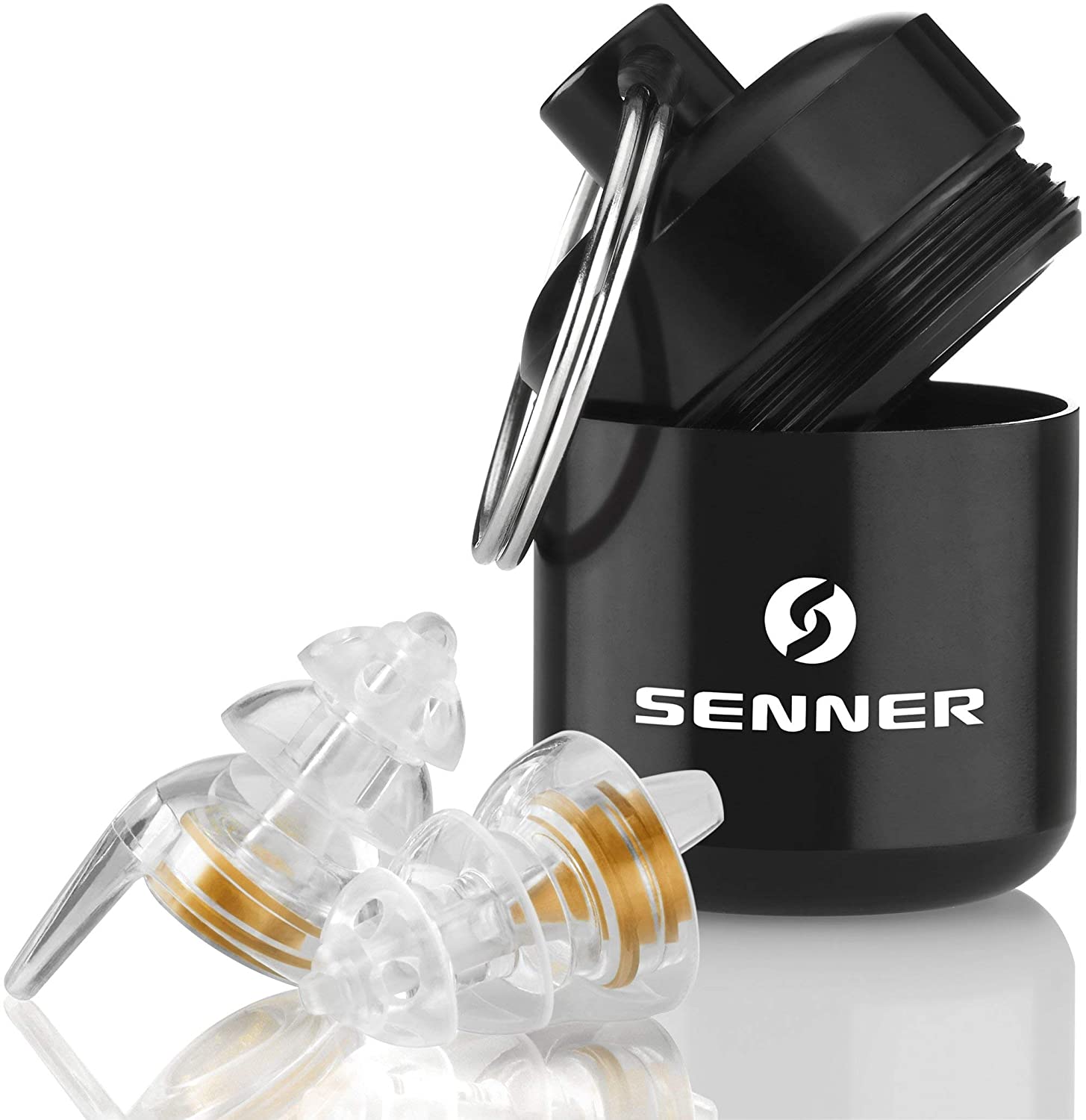 Senner WorkPro Earplugs, Reusable Noise Reduction Ear Plugs with 19 dB Hearing Protection, Ideal for Work Office