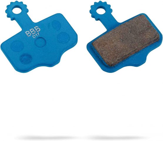 BBB Unisex's BBS-441 Cycling Stop HP Organic High Performance Bike Disc Brake Pad, Level T/TL, XX and SRAM XO, Avid DB and Elixir Series, 1 Pair (2 Pieces), One Size