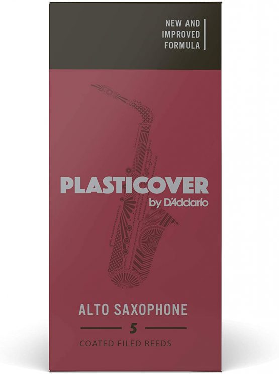 Rico Plasticover 2.0 Strength Reeds for Alto Sax (Pack of 5) - Image 2