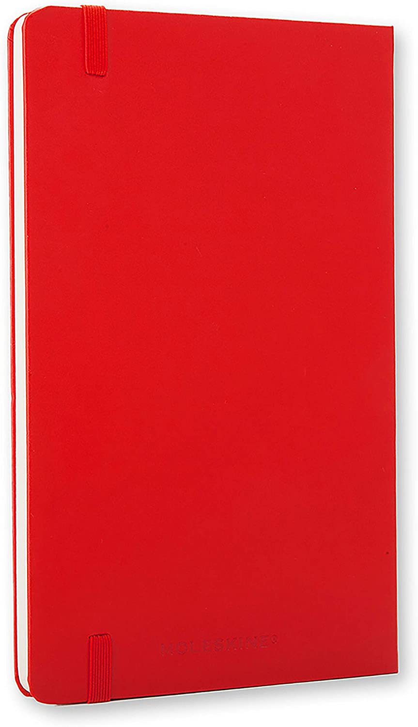 Moleskine Classic Notebook, Notebook With Plain Pages, Soft Cover and Elastic Closure, Red, Large, 13 x 21 cm, 240 Pages - Image 2