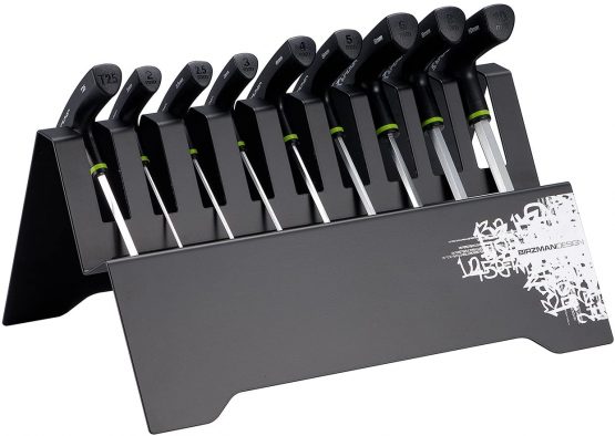 Birzman Unisex's T Bar Set (with Wrenches) Tools, Black, Silver, One Size