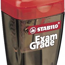 Stabilo Exam Grade - Pencil Sharpener (Red, Transparent)