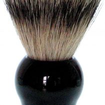 100 Percent Slicker Hair Gold Badger Shaving Brush, Plastic handle, 1 Piece