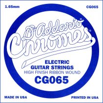 D'Addario CG065 .065 Flat Wound Single String for Electric Guitar