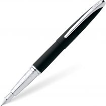 Cross ATX Fine Nib Fountain Pen - Basalt Black