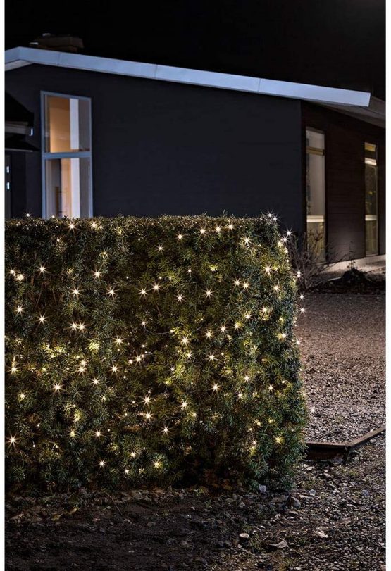 Konstsmide Battery Outdoor 240 LEDs Lights On Black Wire, 23.9 m - Warm White, 3730-100 - Image 2