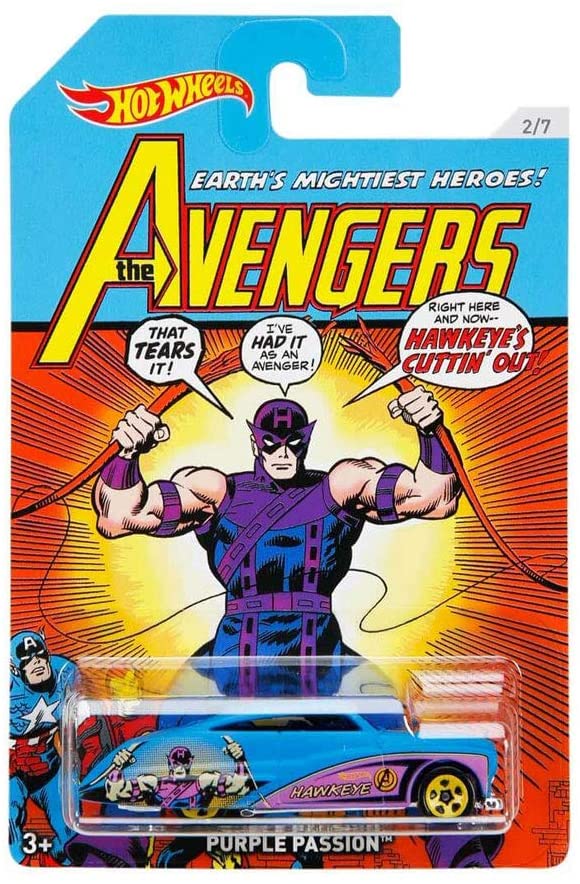 Hot Wheels Avengers 3 Assortment, Blue - Image 2