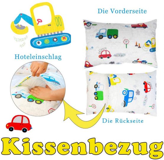 KEAYOO Cot Bedding - 100% Cotton 100X135CM Cot Duvet Cover + Pillowcase for Toddler - Image 4