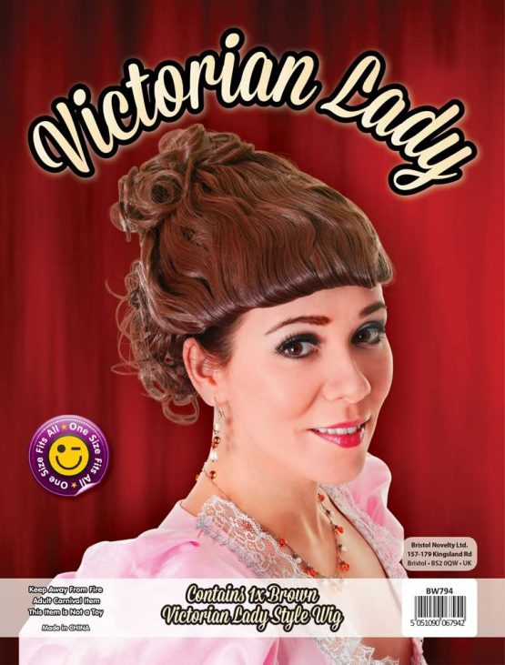Bristol Novelty BW794 Victorian Lady Wig (One Size) - Image 2
