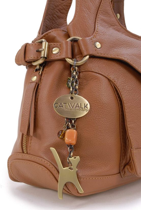 Catwalk Collection Handbags - Women's Leather Top Handle/Shoulder Bag - ROXANNA - Image 2