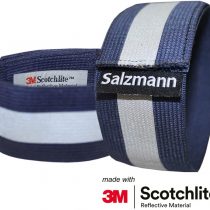 Salzmann 3M Reflective Elastic Arm/Leg Bands | Made with 3M Scotchlite | Set of 2