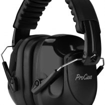 ProCase Adult Ear Defenders, Shooting Noise Cancelling Headphones, NRR 28dB Sound Blocking Ear Muffs for Autism Hunting Construction Machinery Work Mowing, Gift for Father's Day -Black