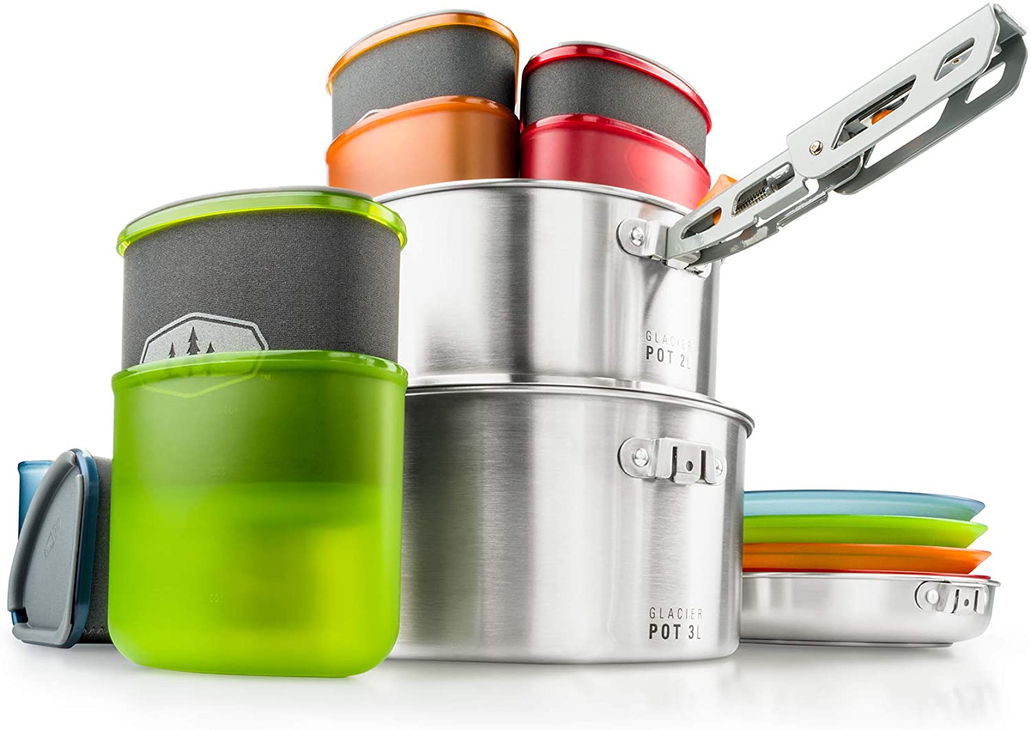 GSI Outdoors Glacier Stainless Camper Kitchen, Kit Unisex Adult, Multicolor, One Size, Multi-coloured - Image 4