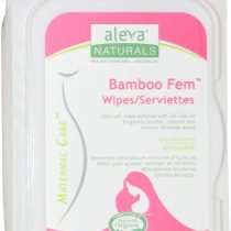 Aleva Naturals Bamboo Fem Maternal Wipes, Pack of 30