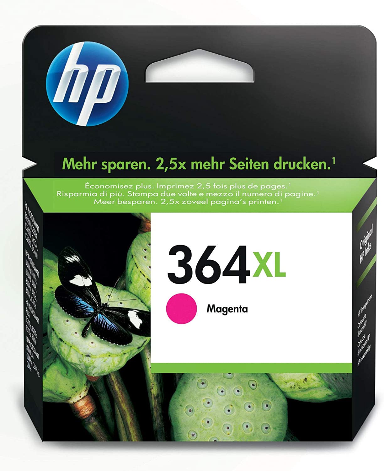 HP CB324EE 364XL High Yield Original Ink Cartridge, Magenta, Single Pack