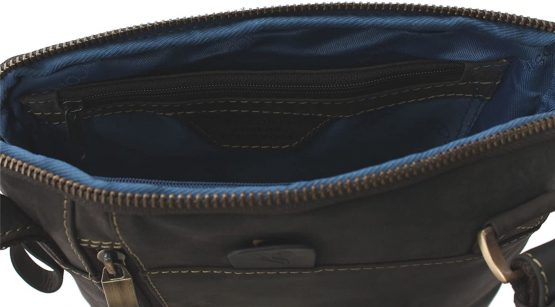 Visconti ROY Oiled Leather Tablet/iPad Cross Body Messenger Bag 15056 - Image 4