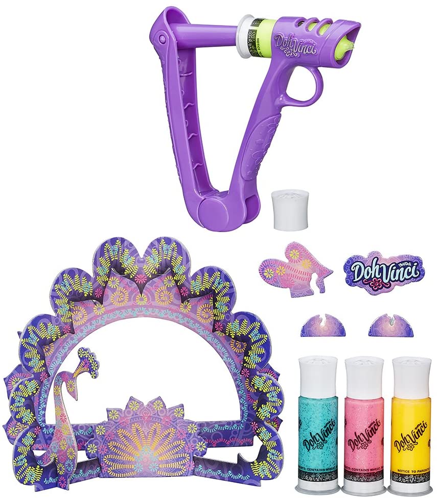 Play-Doh "DohVinci Sparkle Frame Kit (Multi-Colour), Multicolor