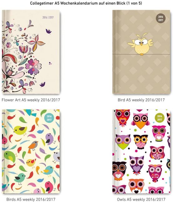 Alpha Edition collegetimer 170657 School Diary Weekly for Year 2016/2017, A5 - Image 3