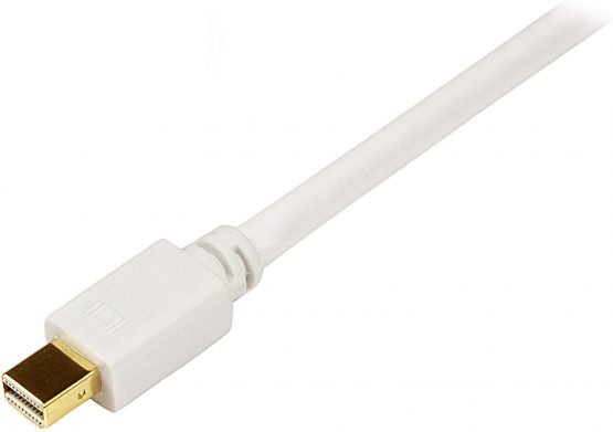 StarTech 3 ft Mini DisplayPort to DVI Adapter Cable - Mini DP to DVI Video Converter - MDP to DVI Cable for Mac / PC 1920x1200 - White (MDP2DVIMM3W) - Image 4
