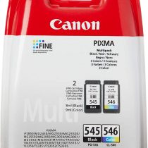 Canon ink cartridges PG-545 + CLI-546 BK / C / M / Y multipack black + color 8 ml + 9 ml ORIGINAL for PIXMA printer