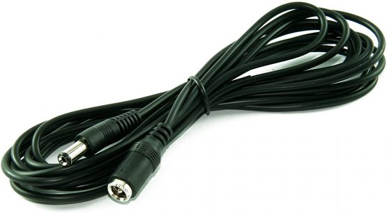 CDL Micro 3 m DC Jack 5.5 x 2.1 mm Power Male to Female M-F Extension Cable for CCTV Camera, black - Image 4