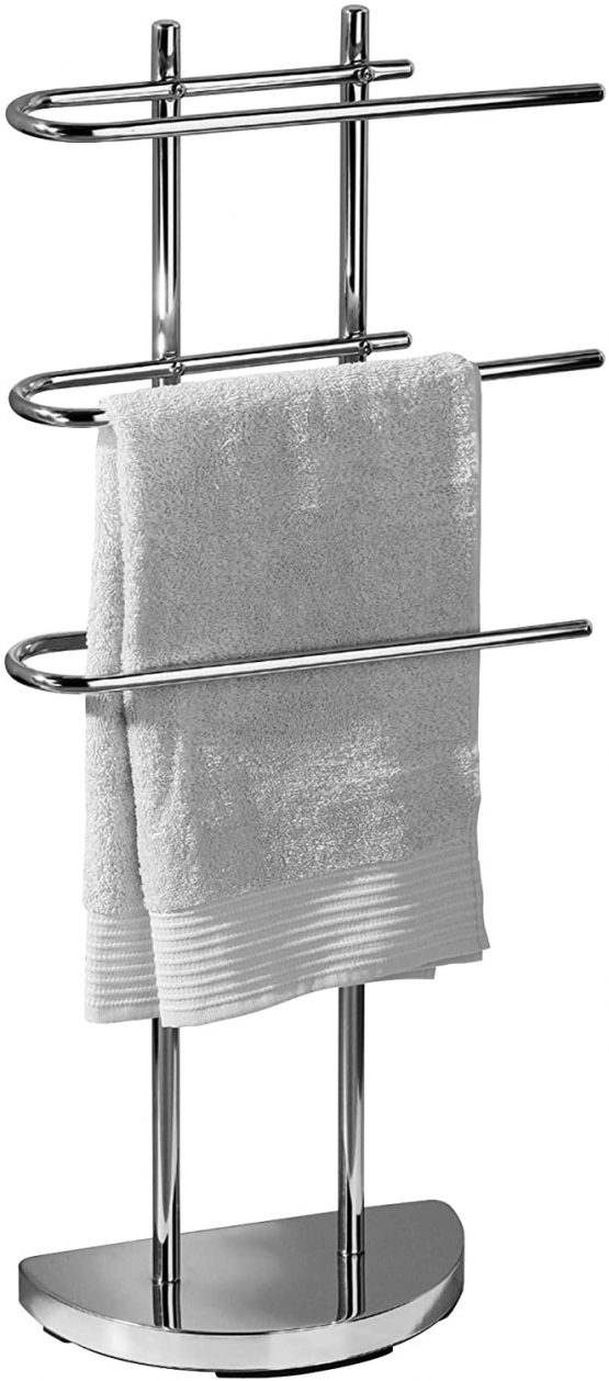 Premier Housewares Towel Rails Towel Holder Free Standing Towel Stand Towel Drying Rack Towel Rack Towel Holder Stands 94 x 41 x 18 cm