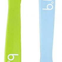 b Baby 2 Soft Bite Flexible Spoon Set for 9 Months + | Colors: 1 Blue-1 Green | Includes 2 Spoons | BPA- | Phthalates & PVC | Dishwasher Safe