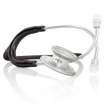 MDF® MD One® Stainless Steel Premium Dual Head Stethoscope - Free-Parts-for-Life & Lifetime-Warranty - Black (MDF777-11)