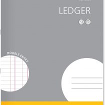 Silvine A4 Book Keeping Ledger, 32 Pages Printed 'Double Entry' - Ref SJA4L