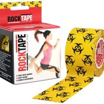 Rocktape Kinesiology Tape Athletes, Water Resistant, Reduce Pain & Injury Recovery, 5cm x 5m, Uncut, BioHazard