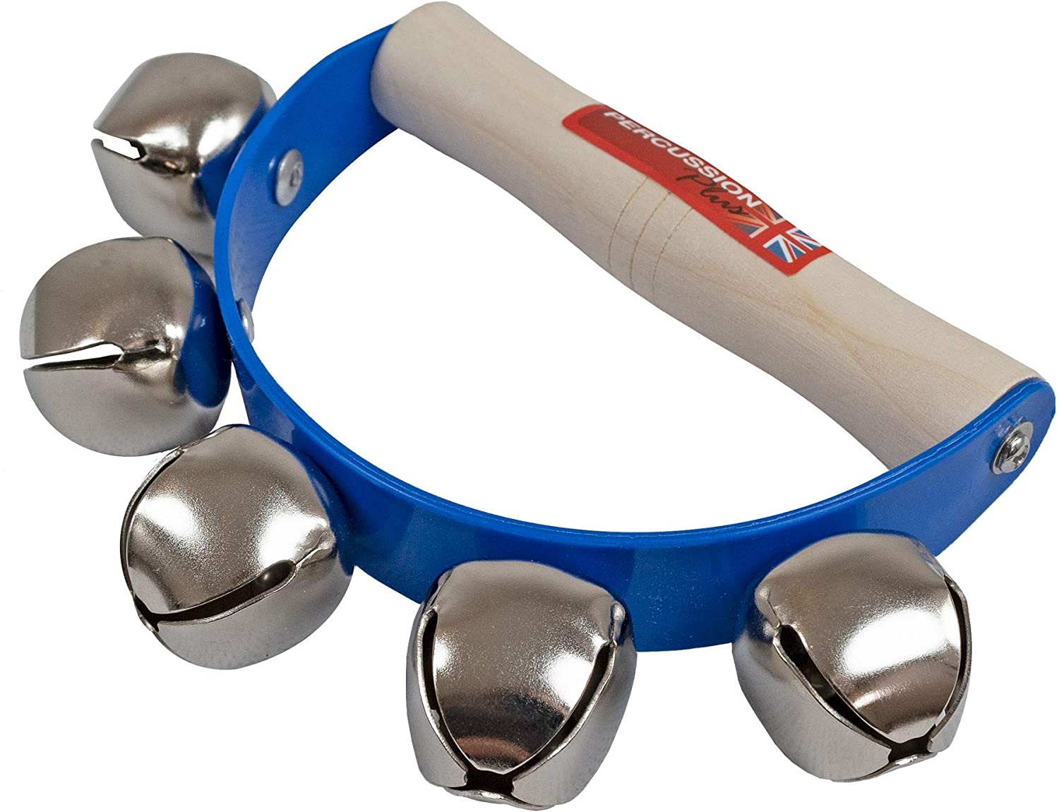 Percussion Plus PP249 Sleigh Bells (Set of 5 bells), multi-colored