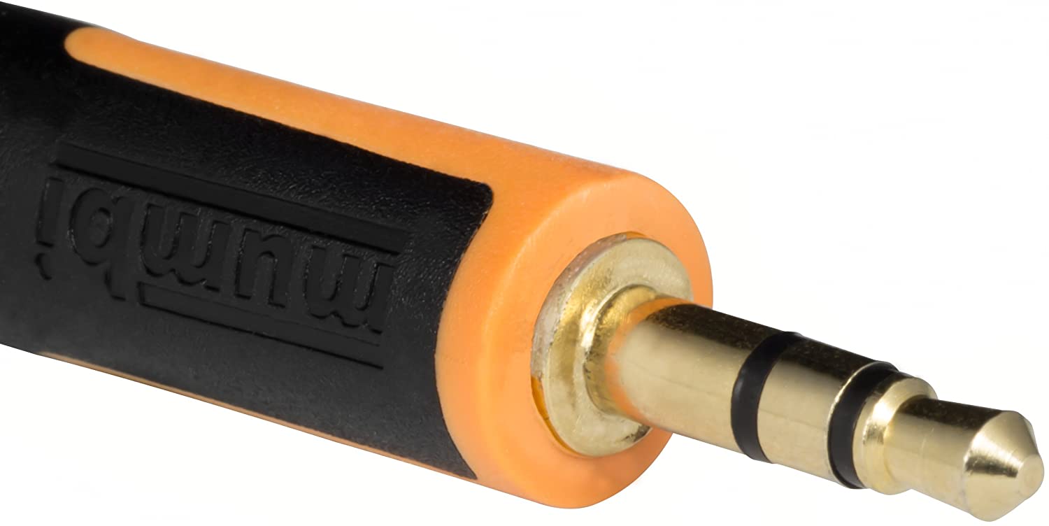 mumbi Audio Jack Cable/3.5 mm Jack to 3.5 mm 24 K Gold Plated 50 cm, 0.50m - Image 2