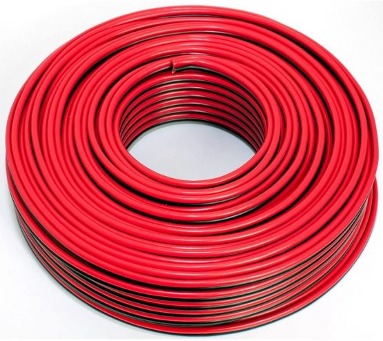 Loudspeaker Cable 2 x 2.50 mm² - 50 m - Red/Black - CCA - Audio Cable - Box Cable