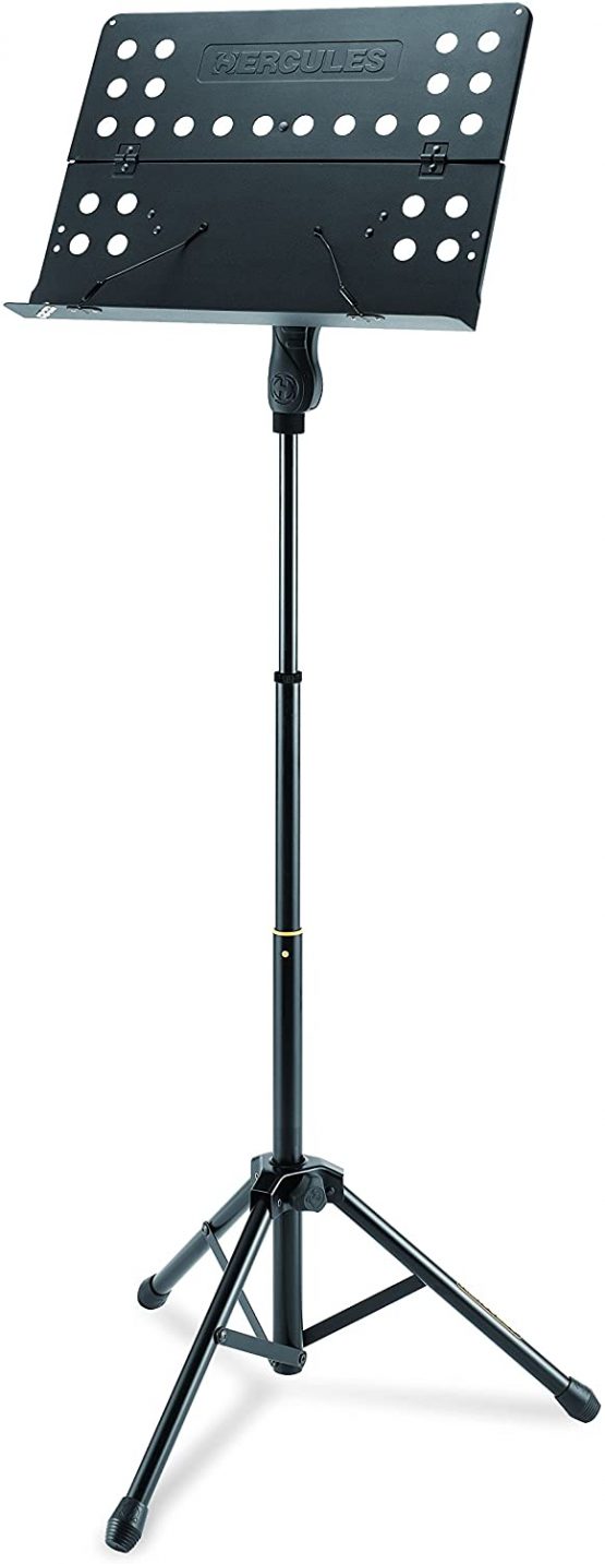 Hercules BS418B Perforated Music Stand w/EZ Grip