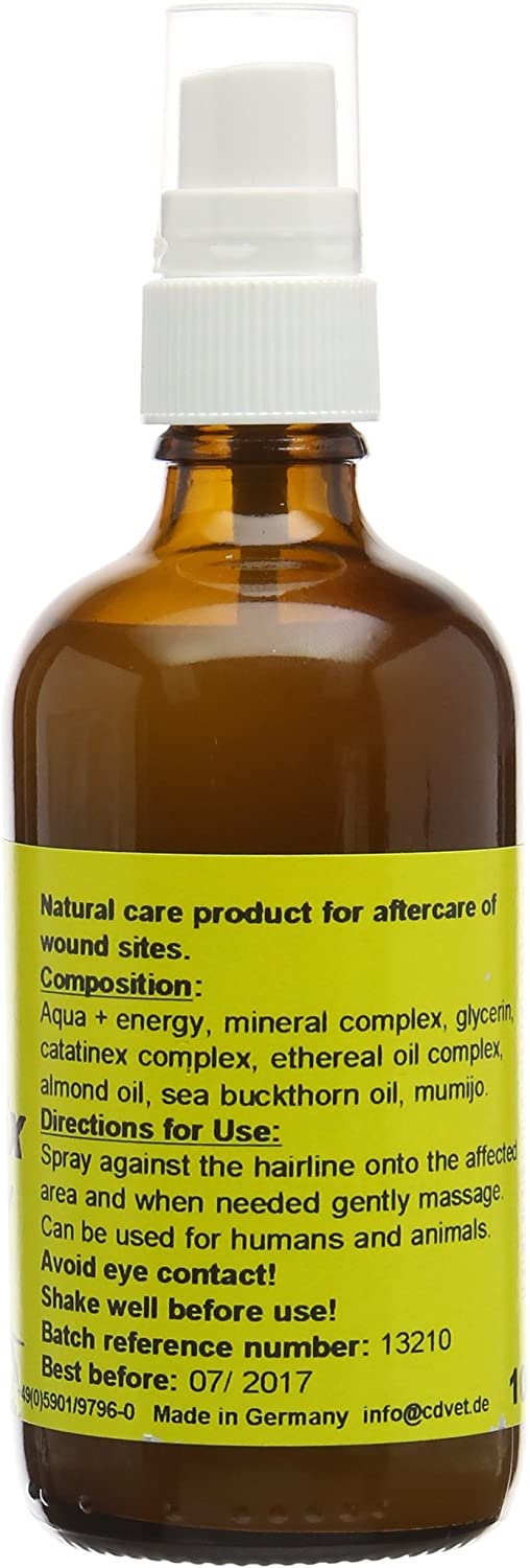 cdVet Naturprodukte VeaVet WoundEx Spray 100 ml, Dog, cat, horses, care product, sore sensitive + sensitive + stressed skin - Image 2
