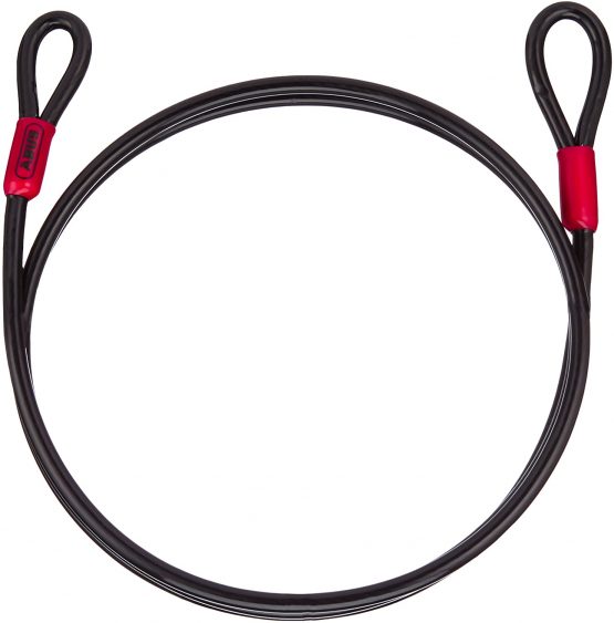 ABUS 12/120 Cobra Loop Cable, Black, 120cm L x 12mm T, Set of 6