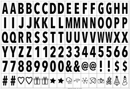 Light Box Cinema LED Sign | All in ONE Marquee Cinematic A4 Lightbox Set with 96 Letters & Number Emoji Lights + USB Cable | Stylish Light Up Box - Perfect Gift for All Occasions, Bars, Photoshoots - Image 2