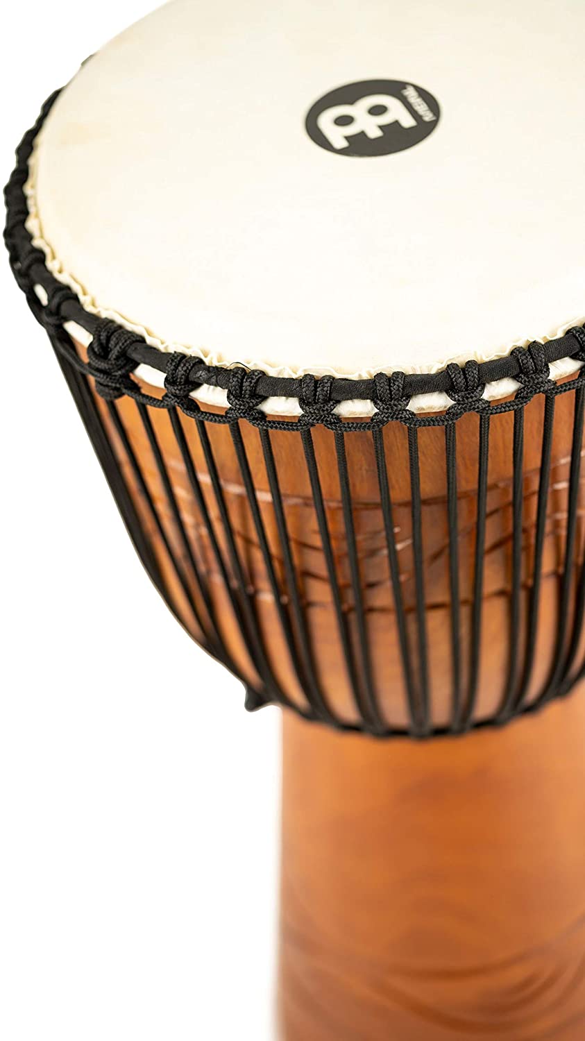 Meinl Percussion Water Rhythm Djembe - Large Handdrum - Including Bag - Diameter 12 Inches - Mahogany, Multicoloured (ADJ2-L+BAG) - Image 3