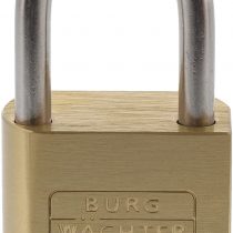 Burg-Guardian padlock carcass without brass cylinder, 1 piece, 116 pcs 50 stainless steel