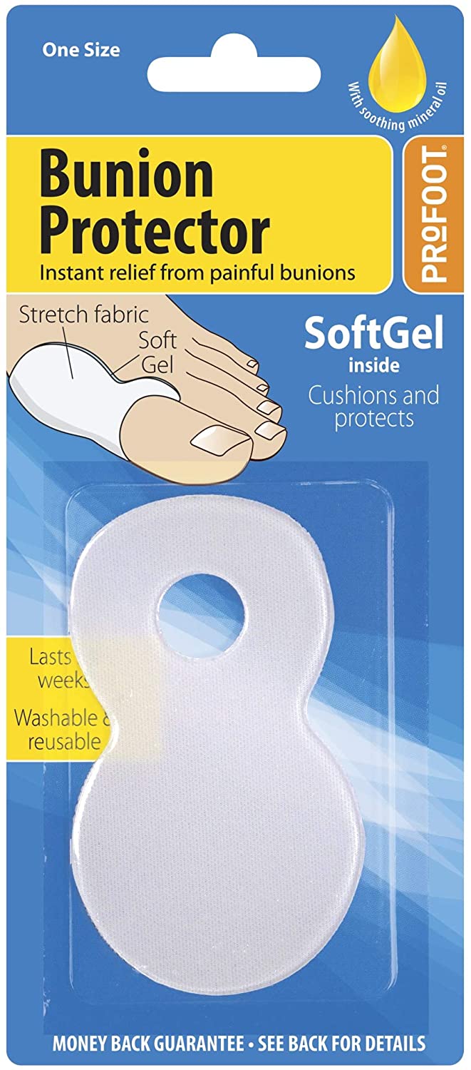 PROFOOT Bunion Protector, Instant Bunion Relief, Reduces Friction & Pressure, Slim Design, Bunion Protector Cushion