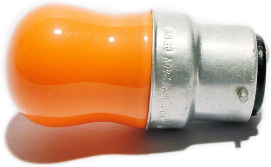Crompton 2X Pygmy 15w Amber Bayonet Cap Perfect for Sign Lamps, B22, 15 W - Image 2