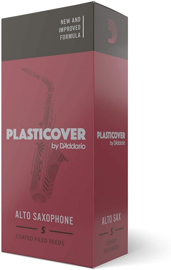 Rico Plasticover 2.0 Strength Reeds for Alto Sax (Pack of 5)