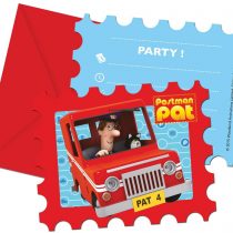 Unique Party 72343 - Postman Pat Party Invitations, Pack of 6
