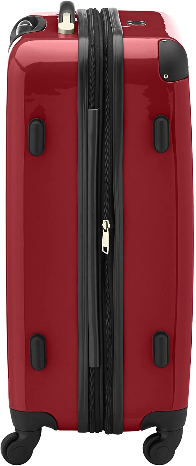 Hauptstadtkoffer Alex Expandable Hard Shell Suitcase 65 cm (74 L) with TSA Lock, Durable Travel Trolley with 4 Double Wheels, Red - Image 4
