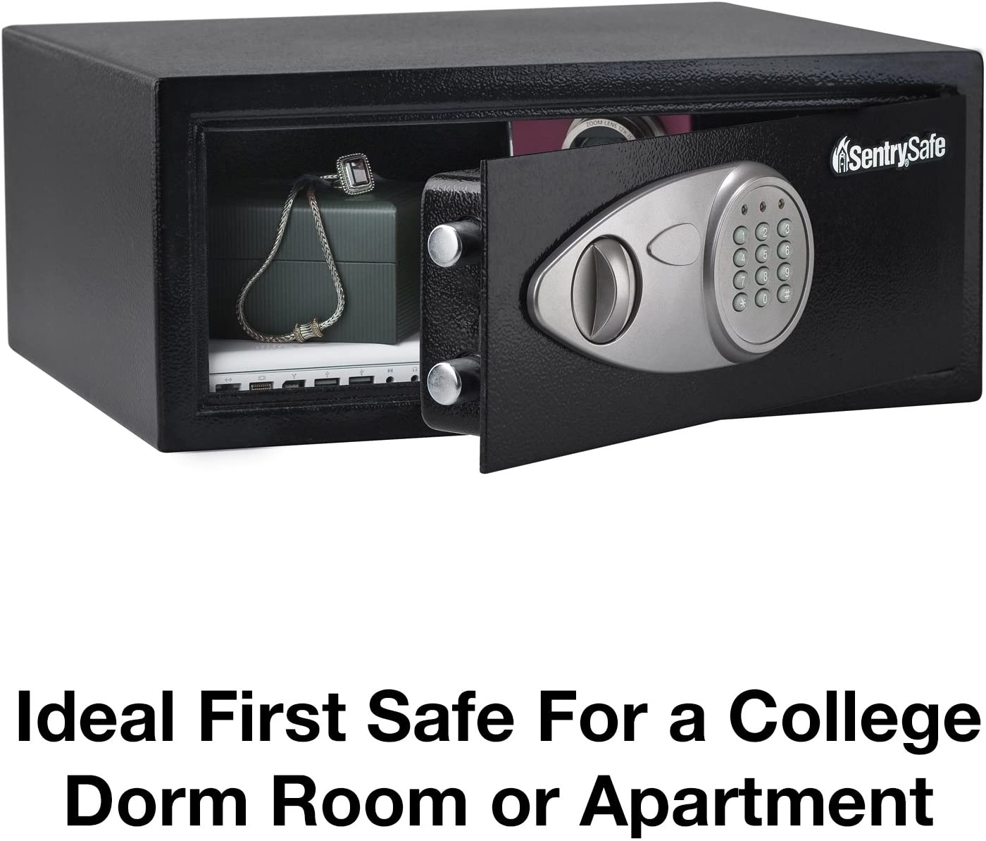 Sentry Safe X075 Electronic Lock Laptop safe with Access for Power Cord, Not_applicable, not_applicable - Image 3