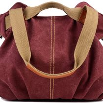 Chikencall Women Ladies Bags Casual Vintage Hobo Canvas Mulit-Pocket Daily Purse Messenger Top Handle Shoulder Large Tote Shopper Handbag Shopping Graffiti European Style Bags